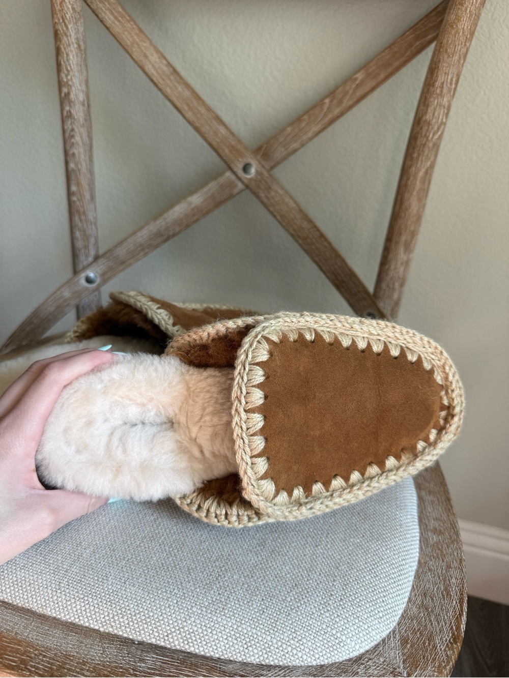 MOU Campfire Slippers cognac - Picture 7 of 8